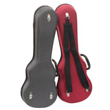 Maxbell Ukulele Hard Case 26inch Lightweight Portable Ukuleles Bag for Tenor Ukulele Red