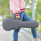 Maxbell Ukulele Hard Case 26inch Lightweight Portable Ukuleles Bag for Tenor Ukulele Gray