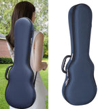 Maxbell Ukulele Hard Case 26inch Lightweight Portable Ukuleles Bag for Tenor Ukulele Blue