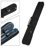 Maxbell String Bass Bow Box Portable Padded Bow Bag for Outdoor Performances Camping Black