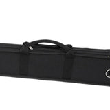Maxbell String Bass Bow Box Portable Padded Bow Bag for Outdoor Performances Camping Black