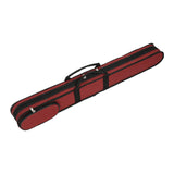 Maxbell String Bass Bow Box Portable Padded Bow Bag for Outdoor Performances Camping Red