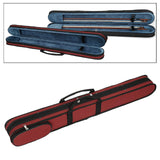 Maxbell String Bass Bow Box Portable Padded Bow Bag for Outdoor Performances Camping Red