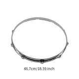 Maxbell 2 Pieces 10 Holes 14in Drum Hoop Percussion Instrument Accessories Drum Rings