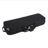 Maxbell Violin Carry Case with Backpack Straps Sturdy with Hygrometer for Travel 4 ro 4