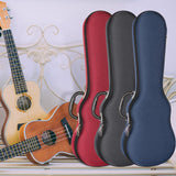 Maxbell Ukulele Case Soft Carring Case for Stage Performance Concert Beginners Gifts red