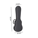Maxbell Ukulele Case Soft Carring Case for Stage Performance Concert Beginners Gifts grey