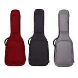 Maxbell Electric Guitar Bag Handbag Carrying Case for Bass Guitars Classical Guitars red