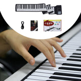 Maxbell 88 Key Roll up Keyboard Piano 16 Rhythms, 16 Tones, 6 Demo Songs for Ages 3+