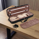Maxbell Hard Shell Violin Case Professional Musical Gift Fiddle Hand Bag for Players 4 4
