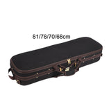 Maxbell Violin Hard Shell Case with Straps Portable for Beginner Players Enthusiasts 81cmx26cmx16cm