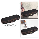 Maxbell Violin Hard Shell Case with Straps Portable for Beginner Players Enthusiasts 81cmx26cmx16cm
