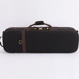 Maxbell Violin Hard Shell Case with Straps Portable for Beginner Players Enthusiasts 81cmx26cmx16cm