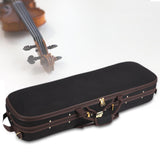 Maxbell Violin Hard Shell Case with Straps Portable for Beginner Players Enthusiasts 81cmx26cmx16cm