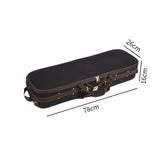 Maxbell Violin Hard Shell Case with Straps Portable for Beginner Players Enthusiasts 78cmx26cmx16cm