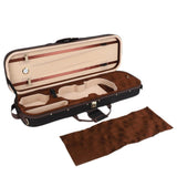 Maxbell Violin Hard Shell Case with Straps Portable for Beginner Players Enthusiasts 75cmx25cmx16cm
