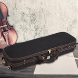 Maxbell Violin Hard Shell Case with Straps Portable for Beginner Players Enthusiasts 68cmx25cmx16cm