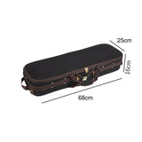 Maxbell Violin Hard Shell Case with Straps Portable for Beginner Players Enthusiasts 68cmx25cmx16cm