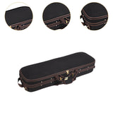 Maxbell Violin Hard Shell Case with Straps Portable for Beginner Players Enthusiasts 68cmx25cmx16cm