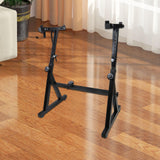 Maxbell Z Shaped Keyboard Stand Detachable Iron Electronic Pianos Stand for Beginner