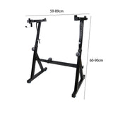 Maxbell Z Shaped Keyboard Stand Detachable Iron Electronic Pianos Stand for Beginner