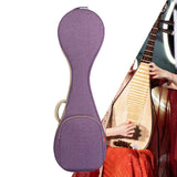 Maxbell Pipa Carrying Case Pipa Instrument Case Oxford with Pocket Pipa Carrying Bag Violet