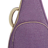 Maxbell Pipa Carrying Case Pipa Instrument Case Oxford with Pocket Pipa Carrying Bag Violet