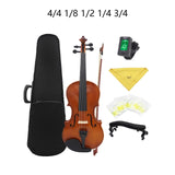 Maxbell Violin for Adults and Kids Musical Instrument Stringed Instrument for Adults 4 to 4