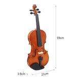 Maxbell Violin for Adults and Kids Musical Instrument Stringed Instrument for Adults 4 to 4