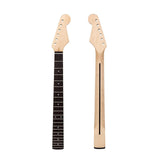Maxbell Guitar Neck Easy to Install Polished Replacement Part for ST Electric Guitar