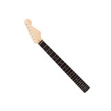Maxbell Guitar Neck Easy to Install Polished Replacement Part for ST Electric Guitar
