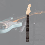 Maxbell Guitar Neck Easy to Install Polished Replacement Part for ST Electric Guitar