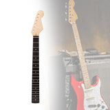 Maxbell Guitar Neck Easy to Install Polished Replacement Part for ST Electric Guitar