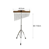 Maxbell 25 Tone Wind Chime Stand Bell Wind Chimes for Classroom Performance Practice Style B