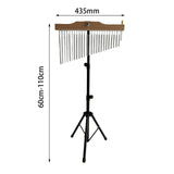 Maxbell 25 Note Single Row Wind Chimes Percussion Instruments for Classroom Children Style A