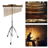 Maxbell 25 Note Single Row Wind Chimes Percussion Instruments for Classroom Children Style D