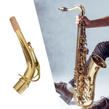 Maxbell Alto Saxophone Bend Neck 24.5 mm Instrument Part Sax Bend Neck for Saxophone