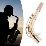 Maxbell Alto Saxophone Neck Accessory 24.5mm Woodwind Instrument Saxophone Bend Neck