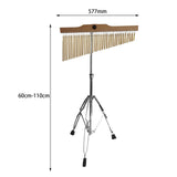 Maxbell 36 Bar Chimes Quality Percussion Instrument for Classroom School Gifts Gold White