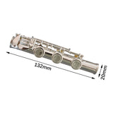 Maxbell Flute Feet Joint Sturdy Connector Diameter 20mm Instrument Accessory 17 Hole