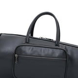 Maxbell Thick Suona Bag Travel Accessories PU Leather Musical Instrument Storage Bag black