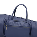 Maxbell Thick Suona Bag Travel Accessories PU Leather Musical Instrument Storage Bag blue