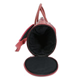 Maxbell Thick Suona Bag Travel Accessories PU Leather Musical Instrument Storage Bag red
