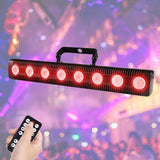 Maxbell LED Light Bar 8 LED Rgbw Wall Wash Light Bar for Halloween Landscape Wedding