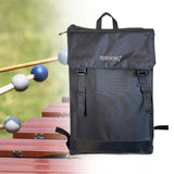 Maxbell Drumstick Storage Bag Zipper Waterproof for Practice Lessons Studio Sessions
