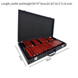 Maxbell 25 Note Wood Xylophone Wood Xylophone for Kids for Outside School Orchestras Imitation with case