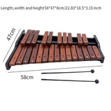 Maxbell 25 Note Wood Xylophone Wood Xylophone for Kids for Outside School Orchestras with bag