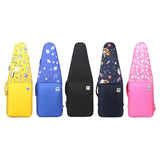 Maxbell Flute Storage Case Storage Case Thickened Padded Portable Vertical Flute Bag Yellow