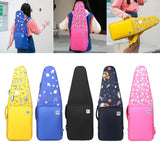 Maxbell Flute Storage Case Storage Case Thickened Padded Portable Vertical Flute Bag Yellow
