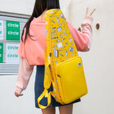 Maxbell Flute Storage Case Storage Case Thickened Padded Portable Vertical Flute Bag Yellow
